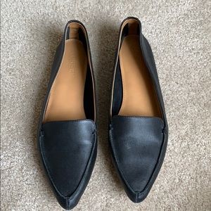 Size 8 BLACK JCREW FLATS